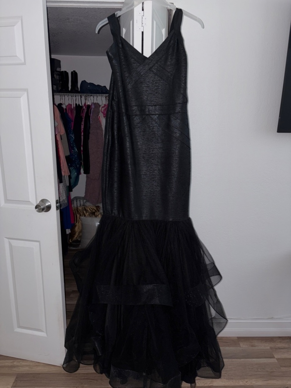 Fashion Nova Black Mermaid fresh out of fashion week dress prom
